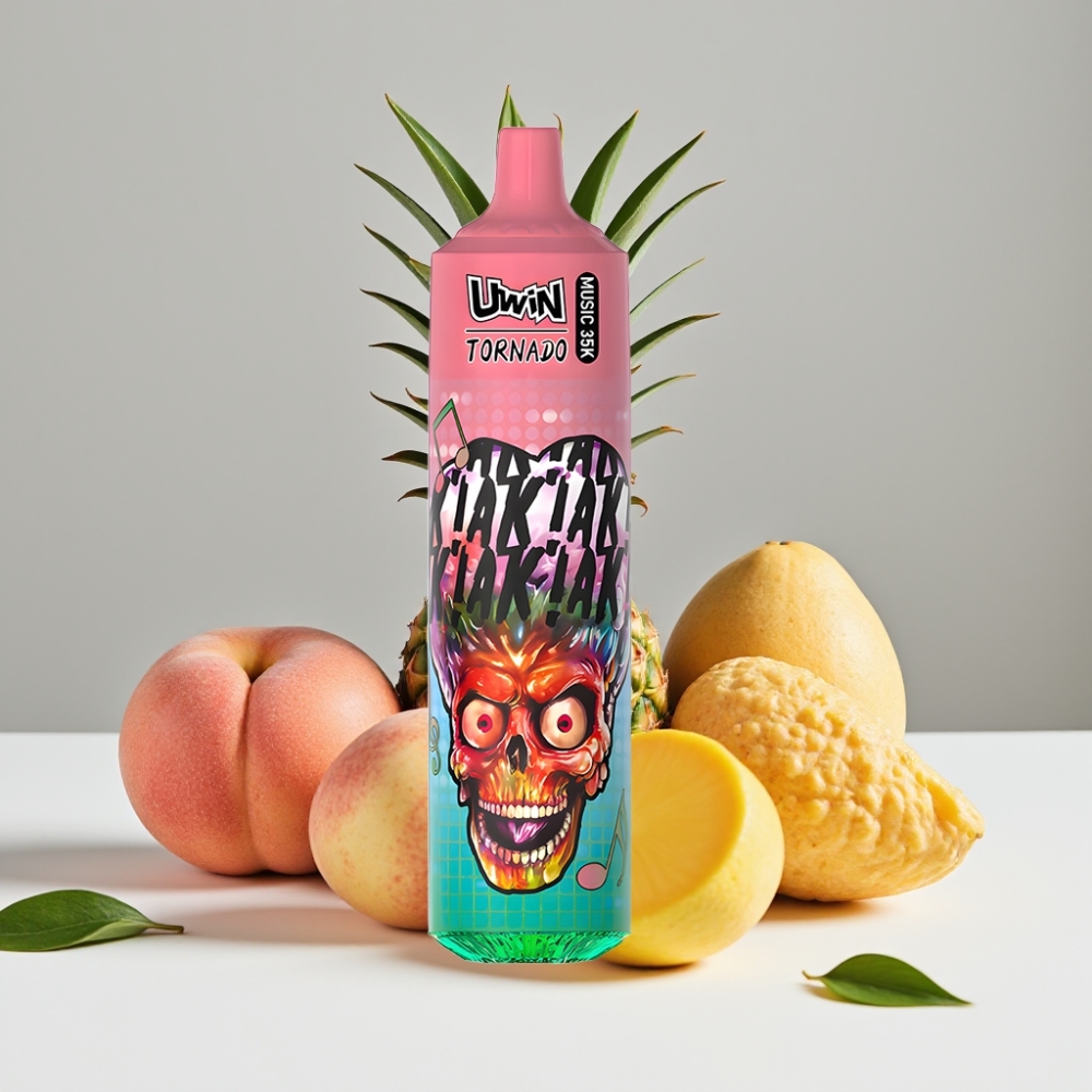Uwin Tornado 35K Broskyňa Mango Ananás 35K puffs 600mAh Type-C 10 Ohm