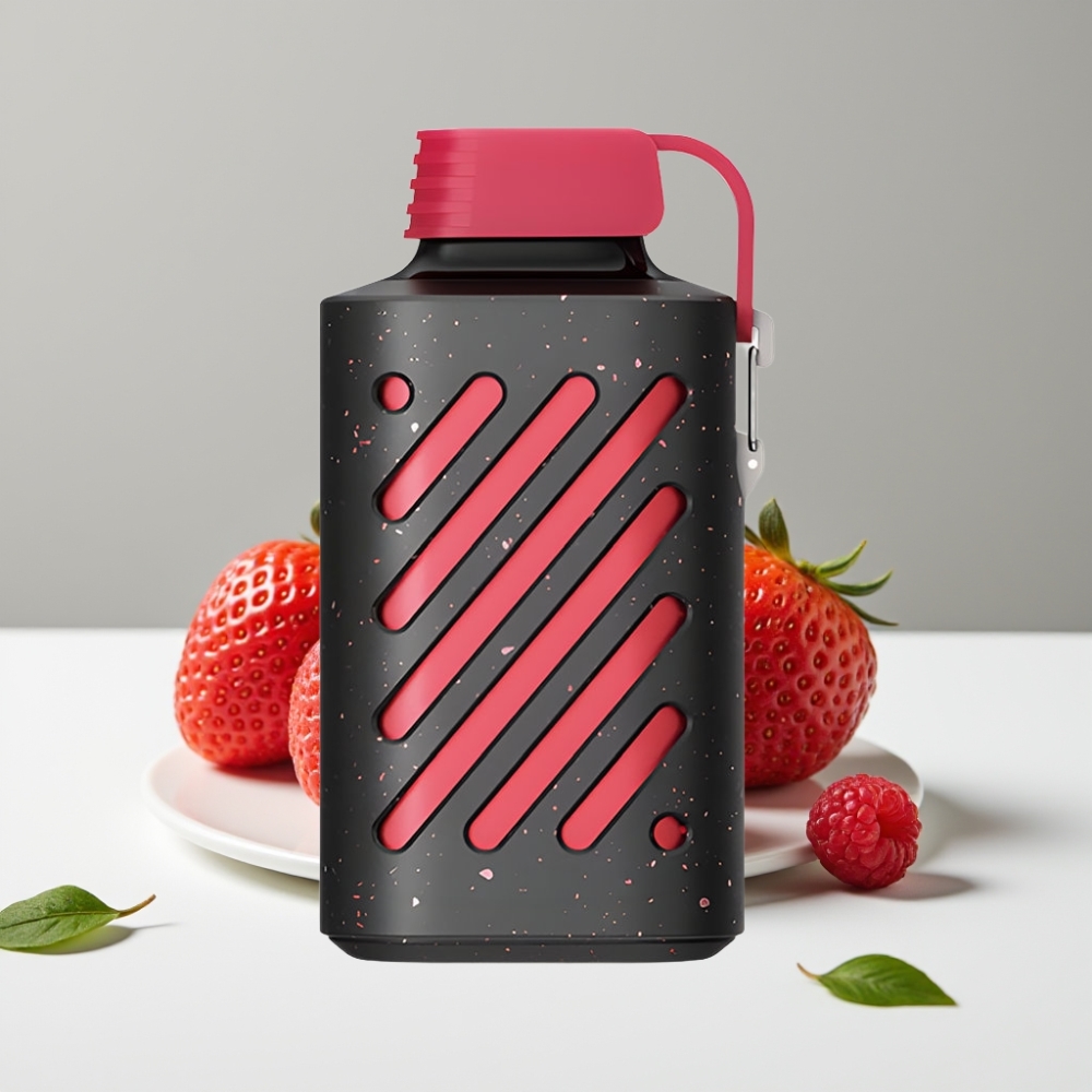 VOZOL GEAR 10000 Jednorázová E-cigareta Jahoda Malina 10000P 20ml 50mg