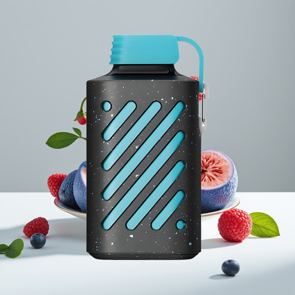 VOZOL GEAR 10000 Jednorázová E-cigareta Modrá Malina Ľadová 10000 ťahov 20ml 50mg/ml
