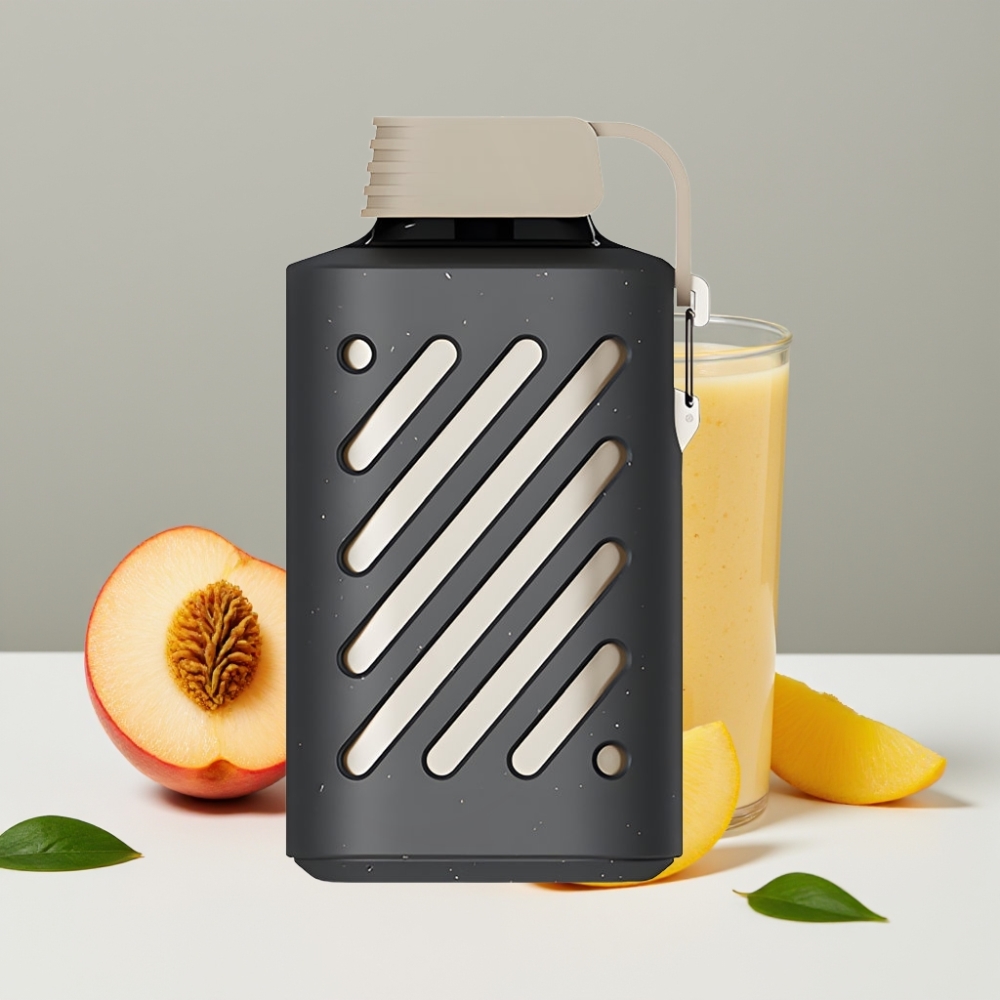VOZOL GEAR 10000 Jednorázová Vape Broskyňa Mango Smoothie 20ml 50mg/ml VAMT