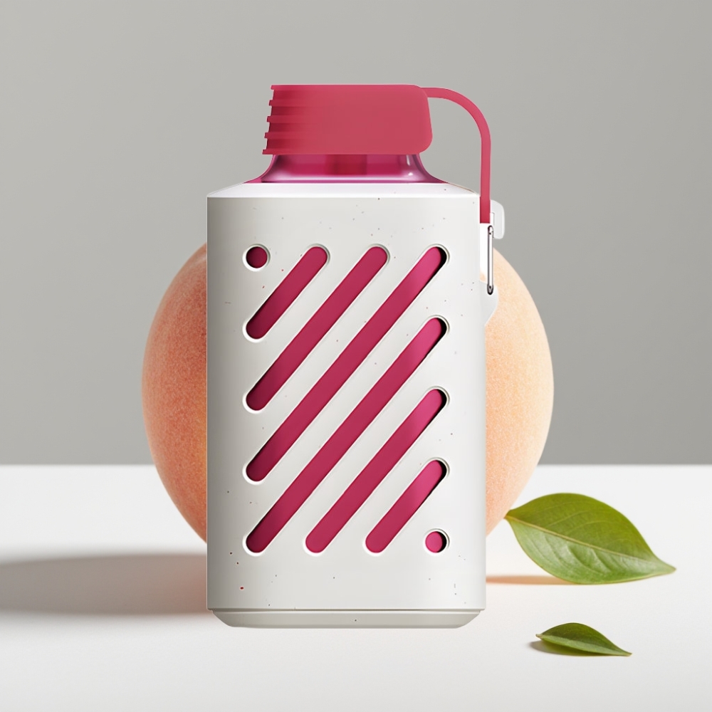 VOZOL GEAR 10000 Jednorázová Vape Broskyňa Ľadová 20ml 50mg/ml VAMT Mesh