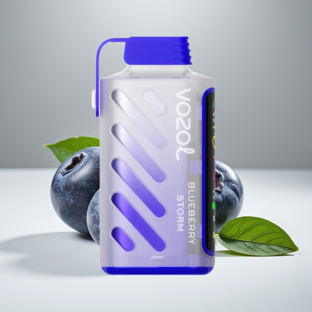 VOZOL Gear Power 20000 Puffs 20mL 5 nikotín Čučoriedková Búrka Dual Mesh Coil