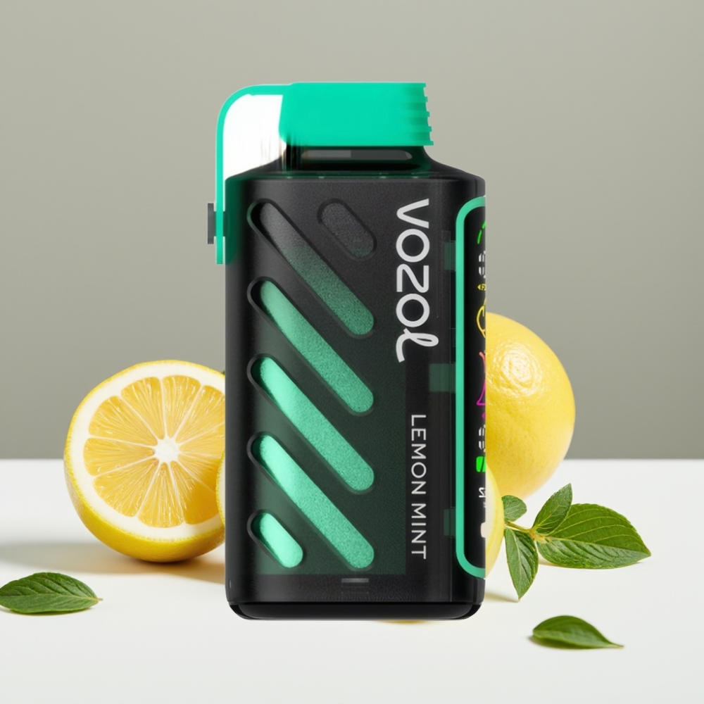 VOZOL Gear Power 20000 Puffs Citrónová Mäta 20mL 50mg Dual Mesh Coil
