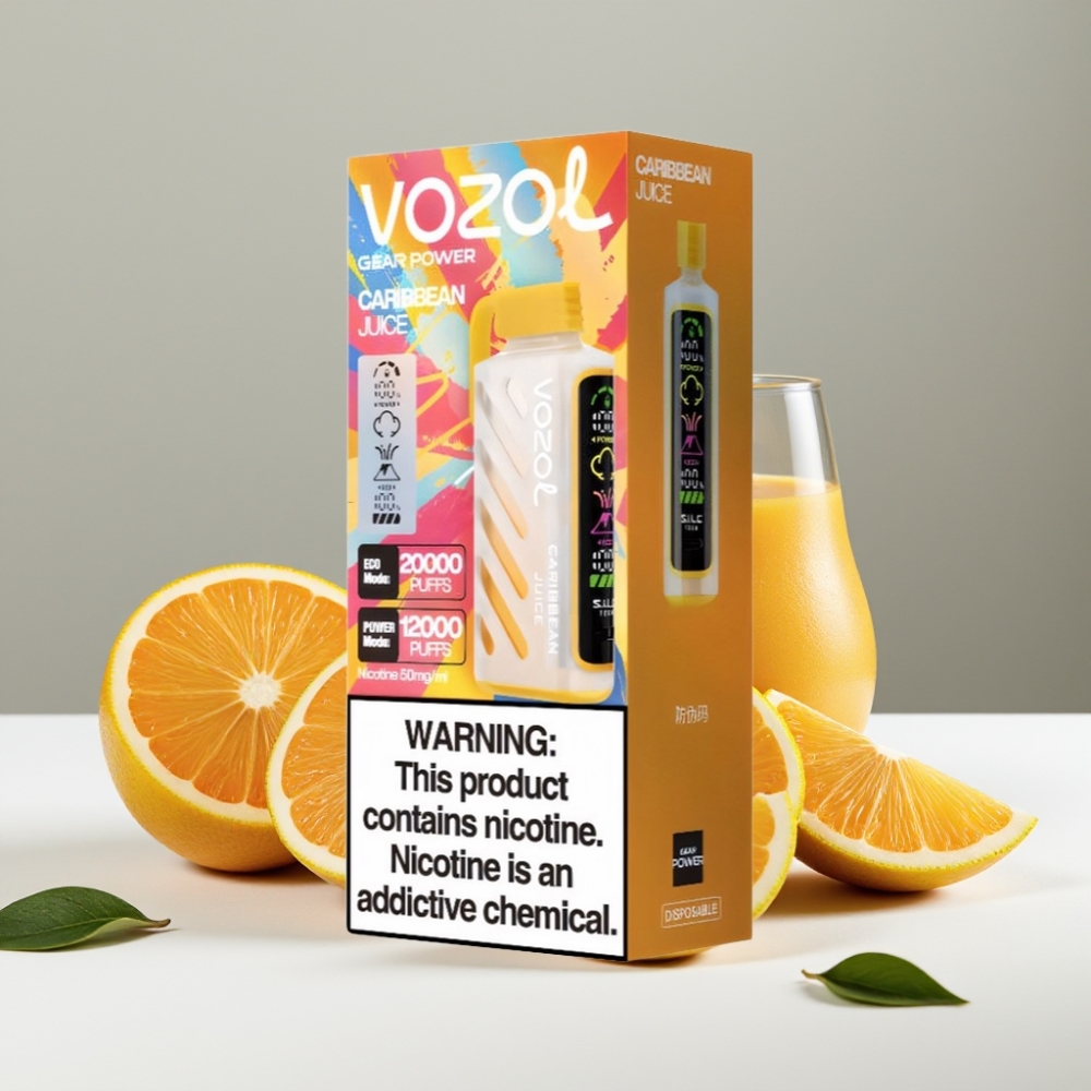 VOZOL Gear Power 20000 Puffs Dual Mesh Coil 20mL Karibský Džús