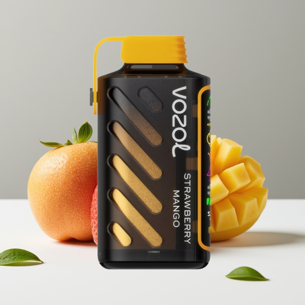 VOZOL Gear Power 20000 Puffs Jahoda Mango 20mL 5 SiLC Tech Dual Mesh Coil