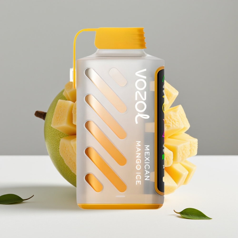 VOZOL Gear Power 20000 Puffs Mexické Mango Ice 20mL 50mg Dual Mesh Coil