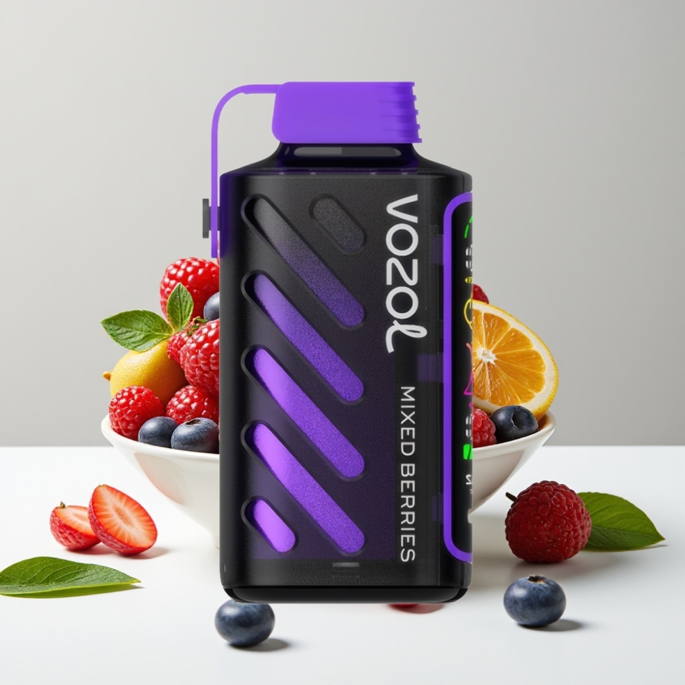 VOZOL Gear Power 20000 Puffs Zmiešané Bobule 20mL 5(50mg) Dual Mesh Coil