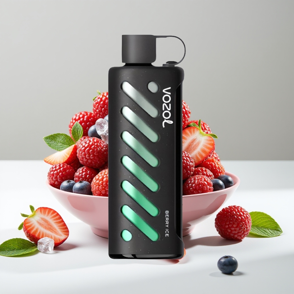 VOZOL Gear Shisha 25000 Puffs 1000mAh 5mg/ml Berry Ice (Jahodový ľad)