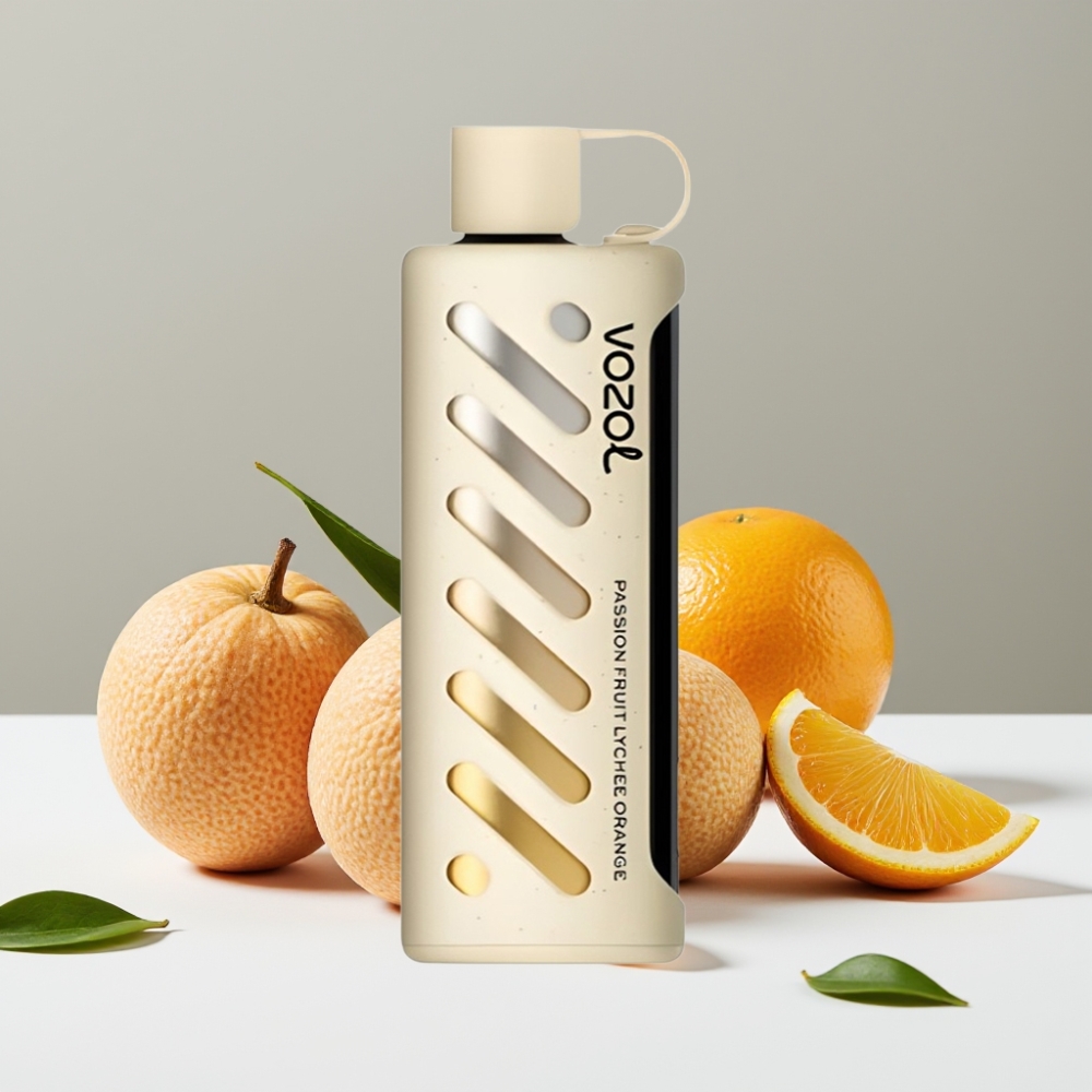 VOZOL Gear Shisha 25000 Puffs 1000mAh Dual Mesh 5mg/ml Marhuľa Lychee Pomaranč