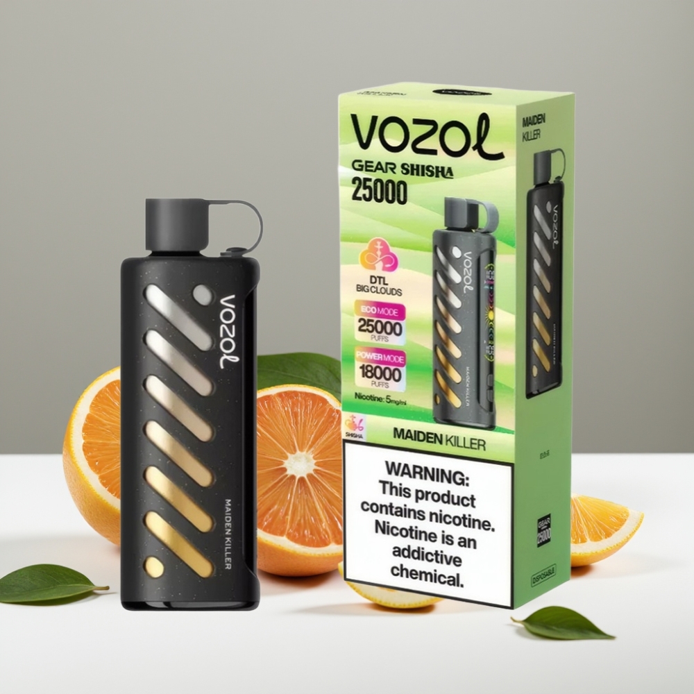 VOZOL Gear Shisha 25000 Puffs 5mg/ml 1000mAh Maiden Killer (Zabijak panien)