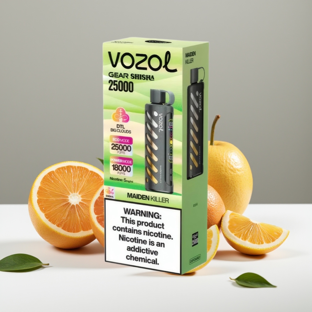 VOZOL Gear Shisha 25000 Puffs 5mg/ml 1000mAh Maiden Killer (Zabijak panien)
