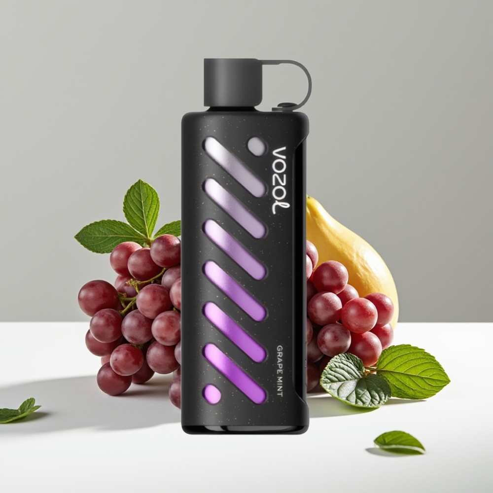 VOZOL Gear Shisha 25000 Puffs Dual Mesh 5mg/ml Hroznová Mätová