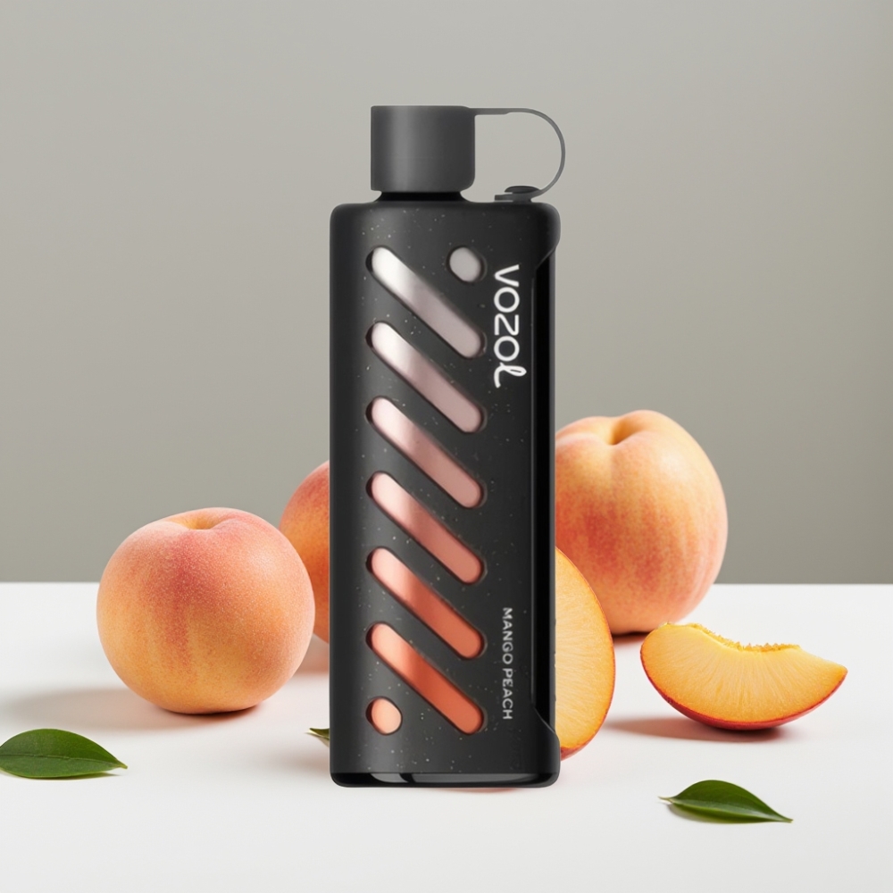 VOZOL Gear Shisha 25000 Puffs Mango Broskyňa 5mg/ml 1000mAh Dual Mesh