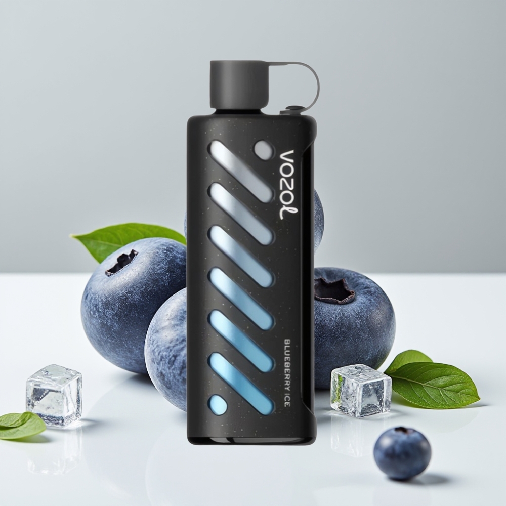 VOZOL Gear Shisha 25000 Puffs Čučoriedková Mätová Dual Mesh 1000mAh 5mg/ml