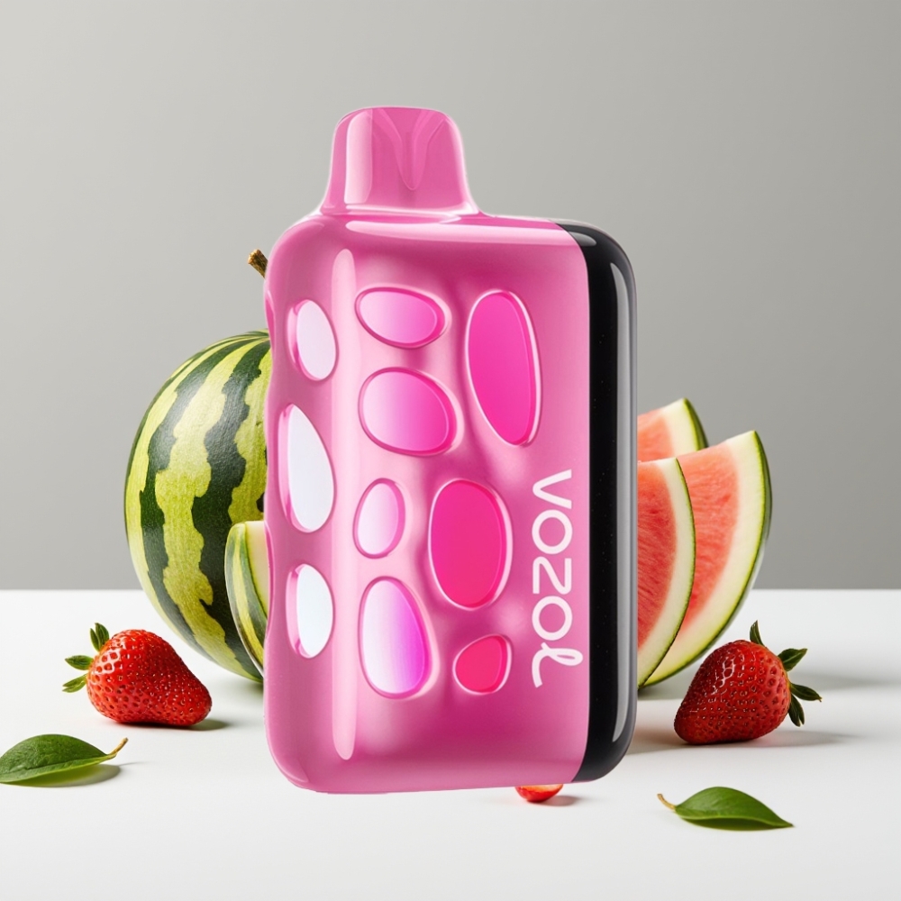 VOZOL RAVE 40000 Disposable Vape Jahoda Vodný melón 270° Glow 1000mAh
