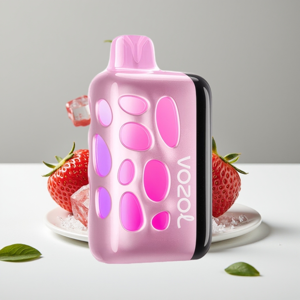 VOZOL RAVE 40000 Disposable Vape Jahodový ľad 1000mAh 20/50mg/ml