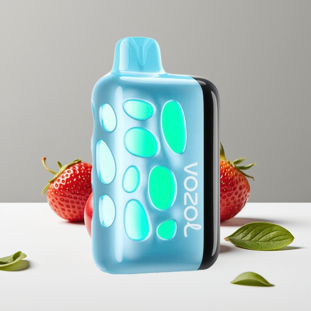 VOZOL RAVE 40000 Disposable Vape Čerešňa Jahoda 270° Glow 20/50mg 1000mAh