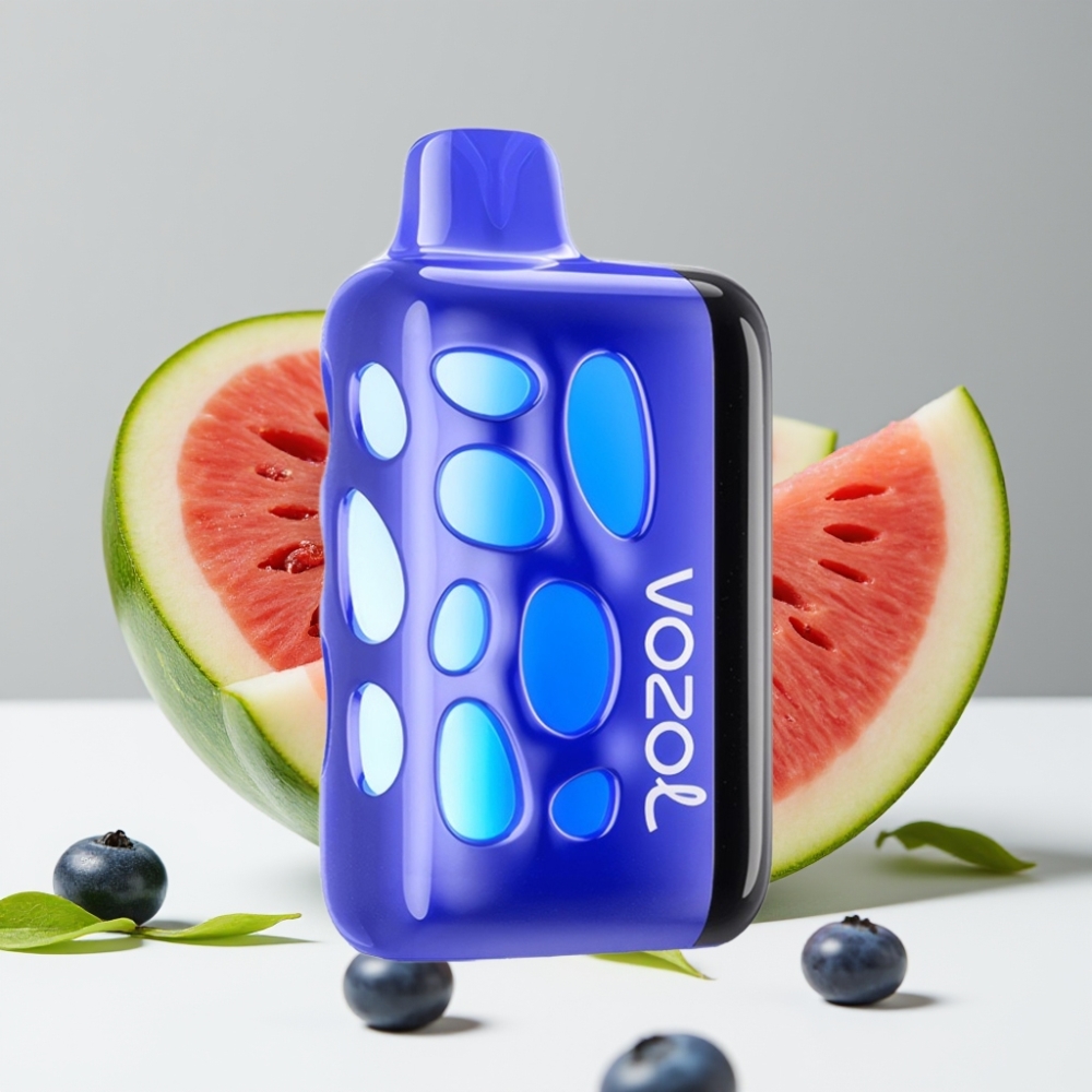 VOZOL RAVE 40000 Disposable Vape Čučoriedka Melón 270° Žiara 20/50mg/ml 1000mAh