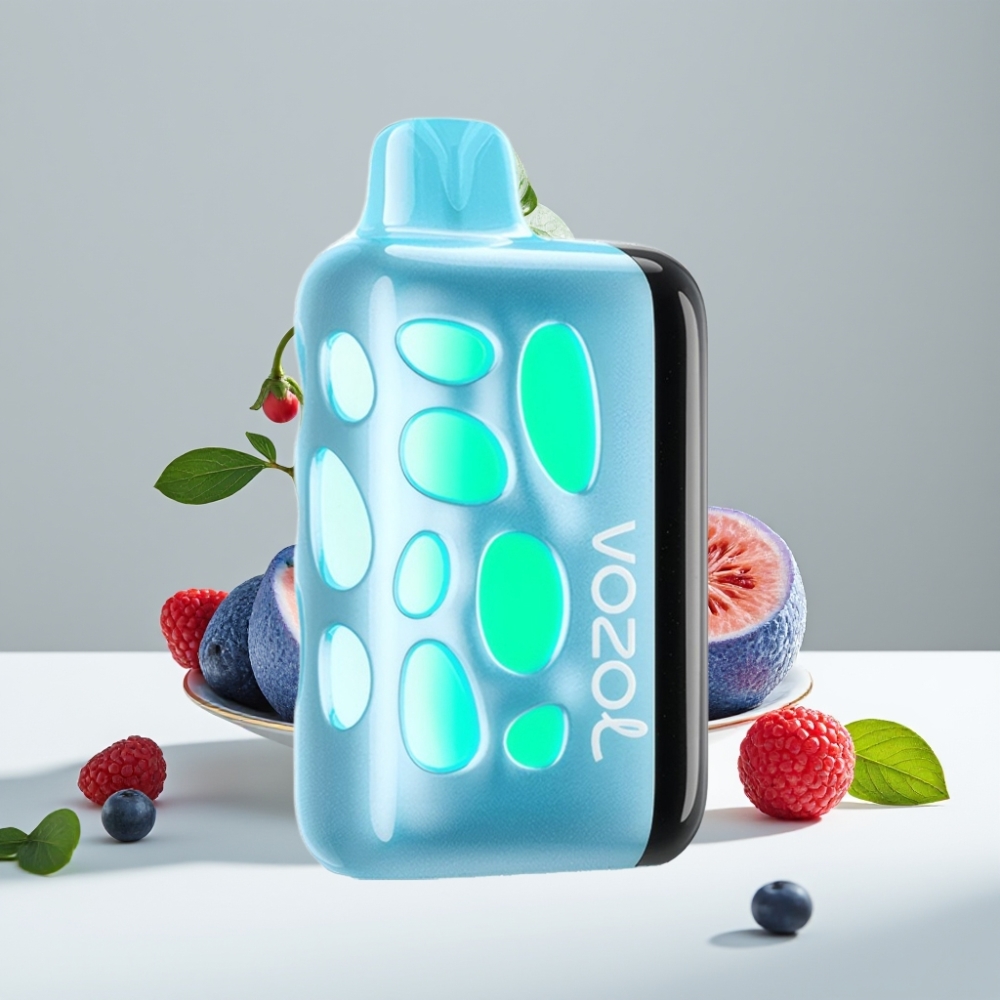 VOZOL RAVE 40000 Modrý Malinový Ľad 1000mAh 20/50mg/ml