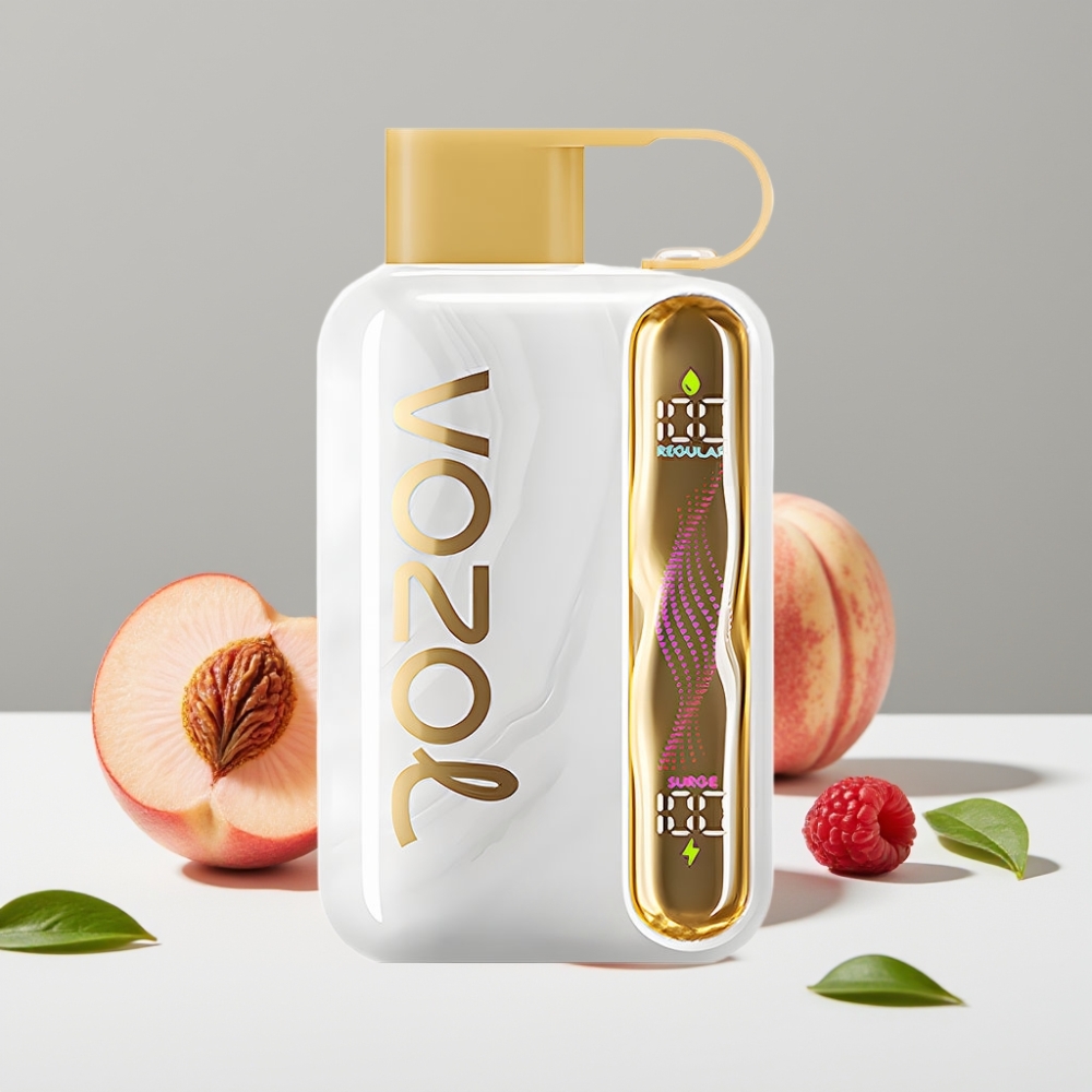 VOZOL STAR 40000 Puffs Disposable Vape Biele Broskyne Malina 1000mAh 20/50mg/ml