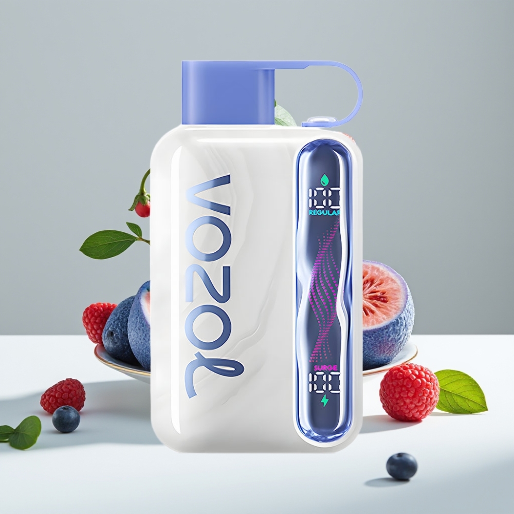 VOZOL STAR 40000 Puffs Disposable Vape Modrá Malina Ice 20/50mg/ml Type-C