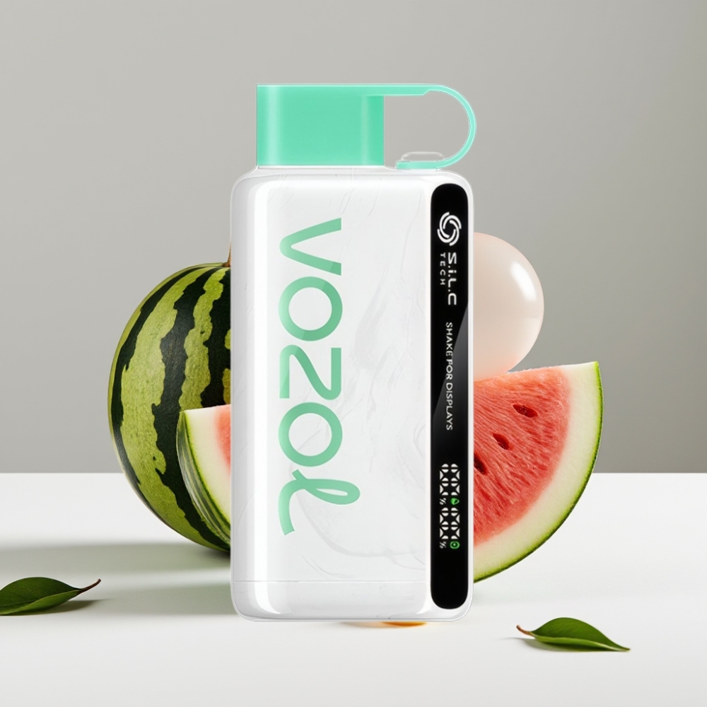 VOZOL STAR 9000/12000 Jednorázová E-cigareta Vodný Melón Žuvačka 650mAh SiLC TECH
