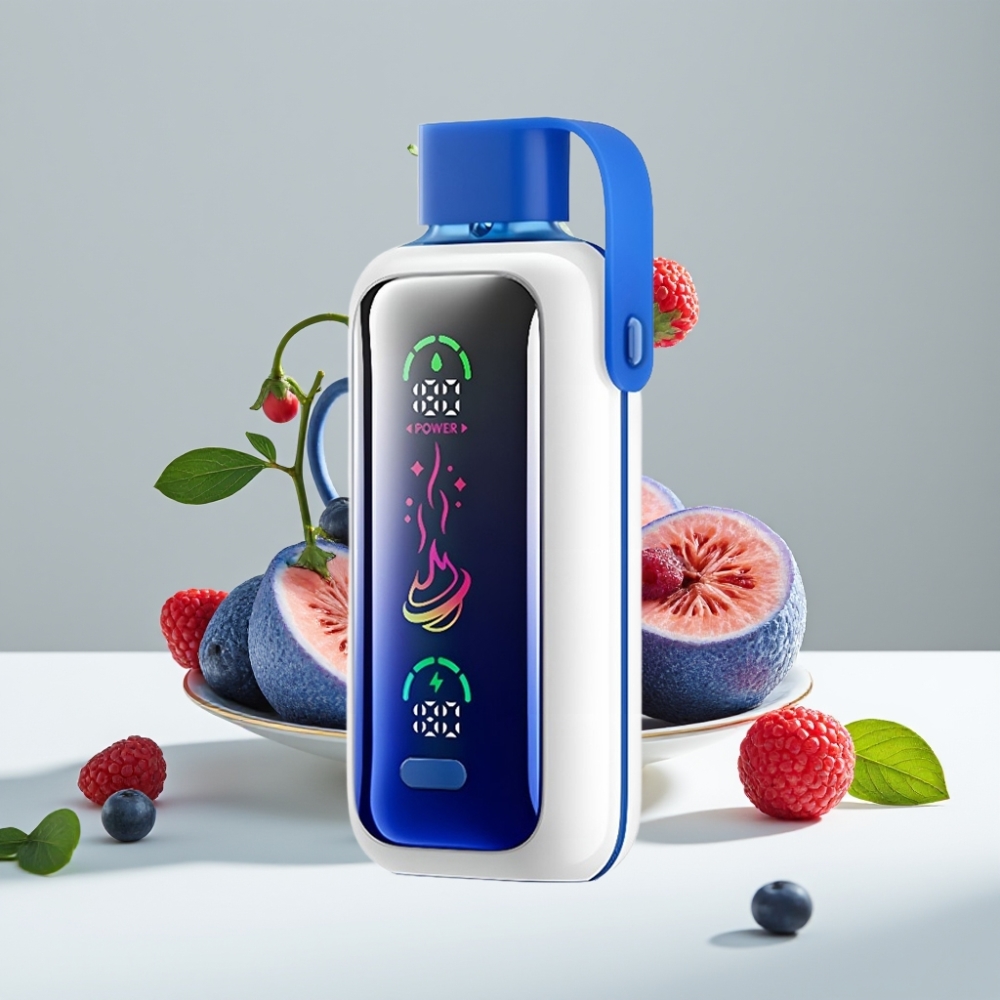 VOZOL Star 20000 Puffs 22 HD Dual Mesh 650mAh Modrá Malina Ľadová