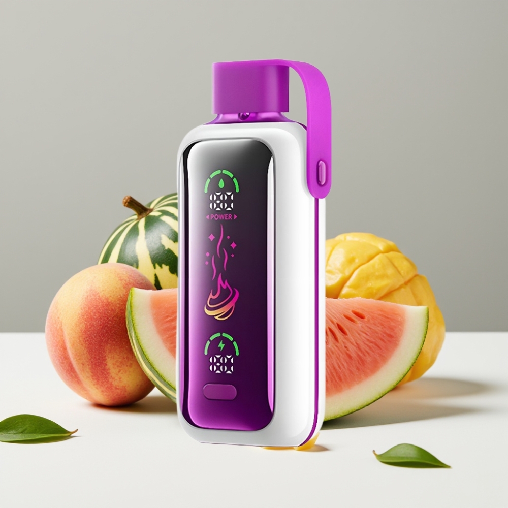 VOZOL Star 20000 Puffs 22 HD Dual mesh 650mAh broskyňa manga vodný melón
