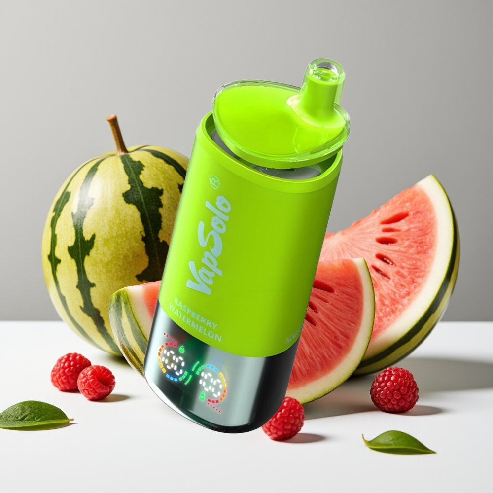 VapSolo Triple 30000 Puffs Malinový Watermelon 40ml 20mg/50mg Typ-C
