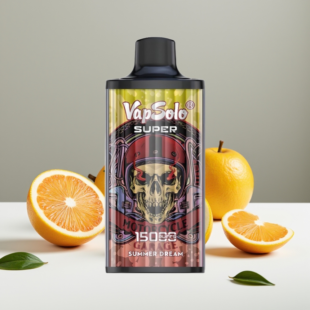 Vapsolo Super 15000 Puffs 40ml 850mAh Typ-C Letný Sen