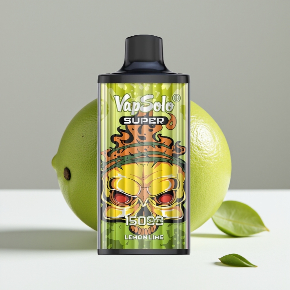 Vapsolo Super 15000 Puffs Lima Limón 40ml 850mAh Type-C