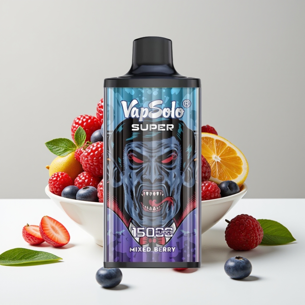 Vapsolo Super 15000 puffs 40ml 850mAh Mix Jahôd