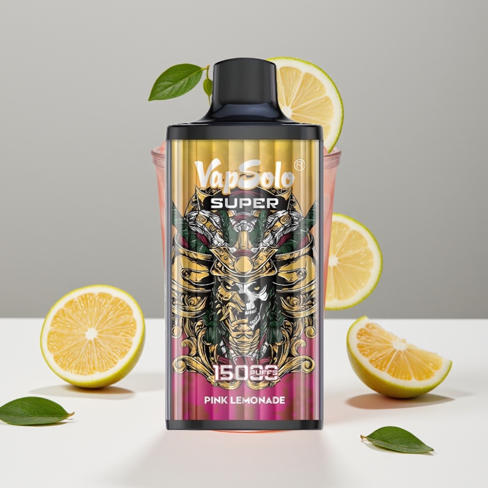 Vapsolo Super 15000 puffs 40ml 850mAh Super Ružová Limonáda