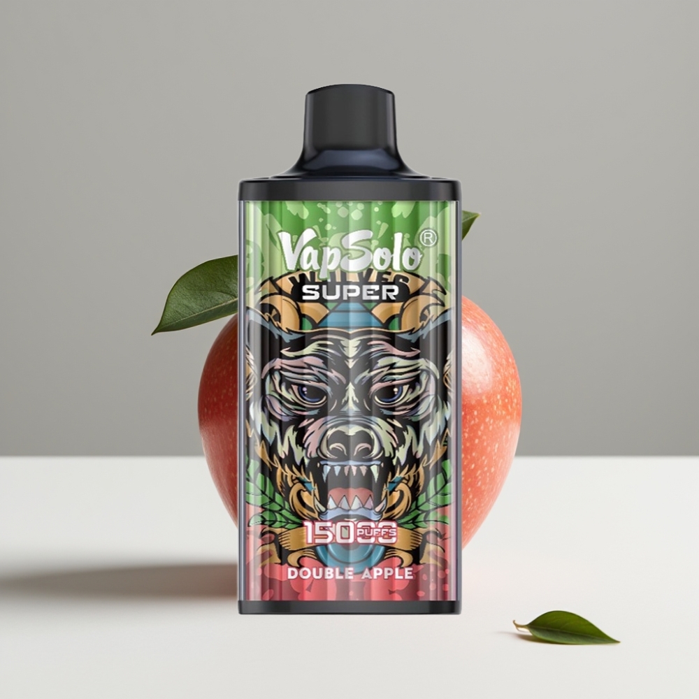Vapsolo Super 15000 puffs 40ml 850mAh Type-C Dvojité jablko