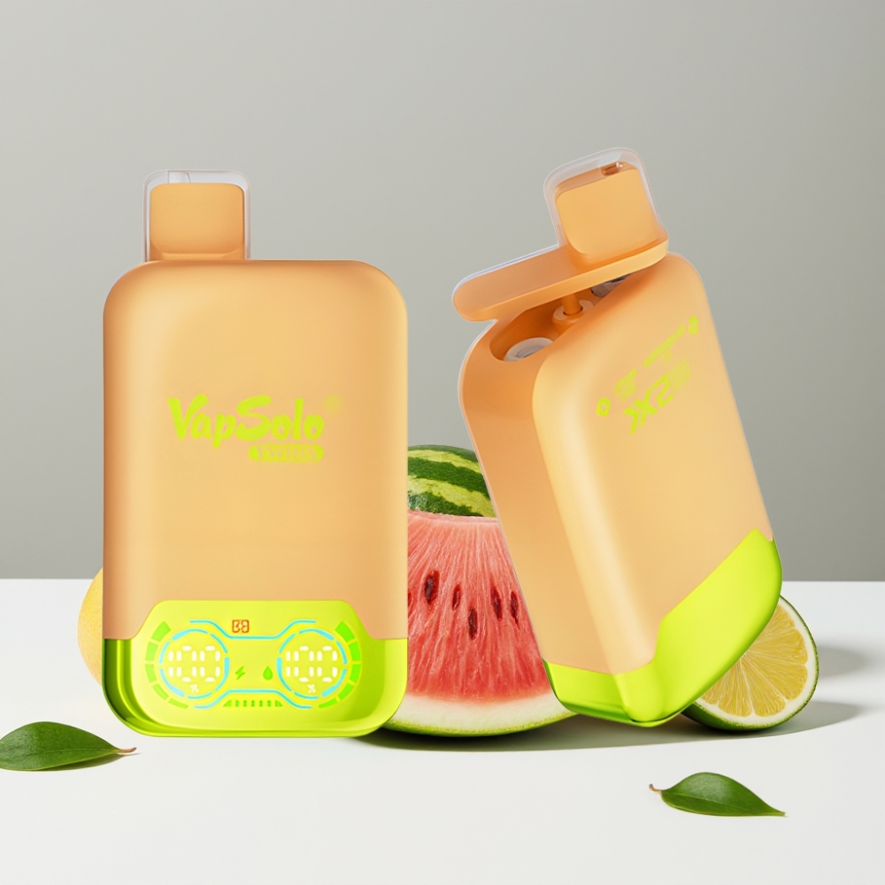 Vapsolo Twins 20000 Puffs Citrón Lime  Vodný Melón Ice 40ml 20mg/ml 50mg/ml