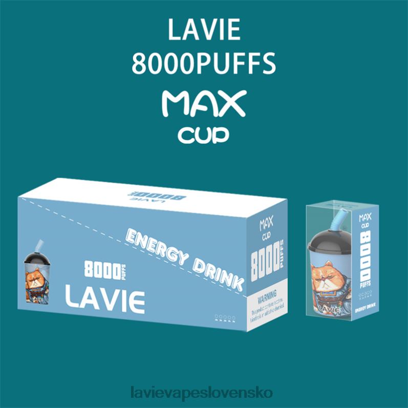 Lavie Vape Review DP24P259 LAVIE Max Cup 8000 ťahov energetický nápoj