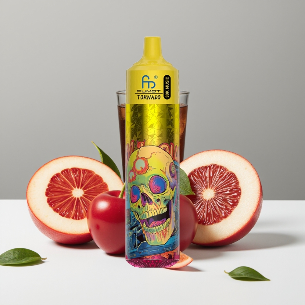 Fumot RandM Tornado 30000 Puffs 30mL 5% 1.0 Ohm Čerešňová Coca-Cola