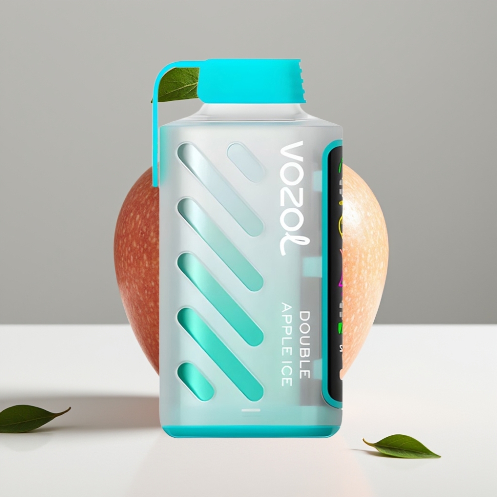 VOZOL Gear Power 20000 Puffs Dvojité jablko ľad, 20mL, Dual Mesh Coil, 5% nikotín